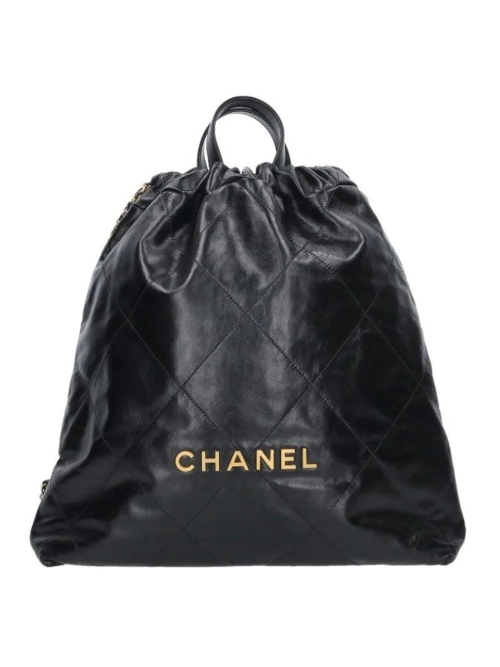 Chanel 22 Large Shiny Calfskin Backpack